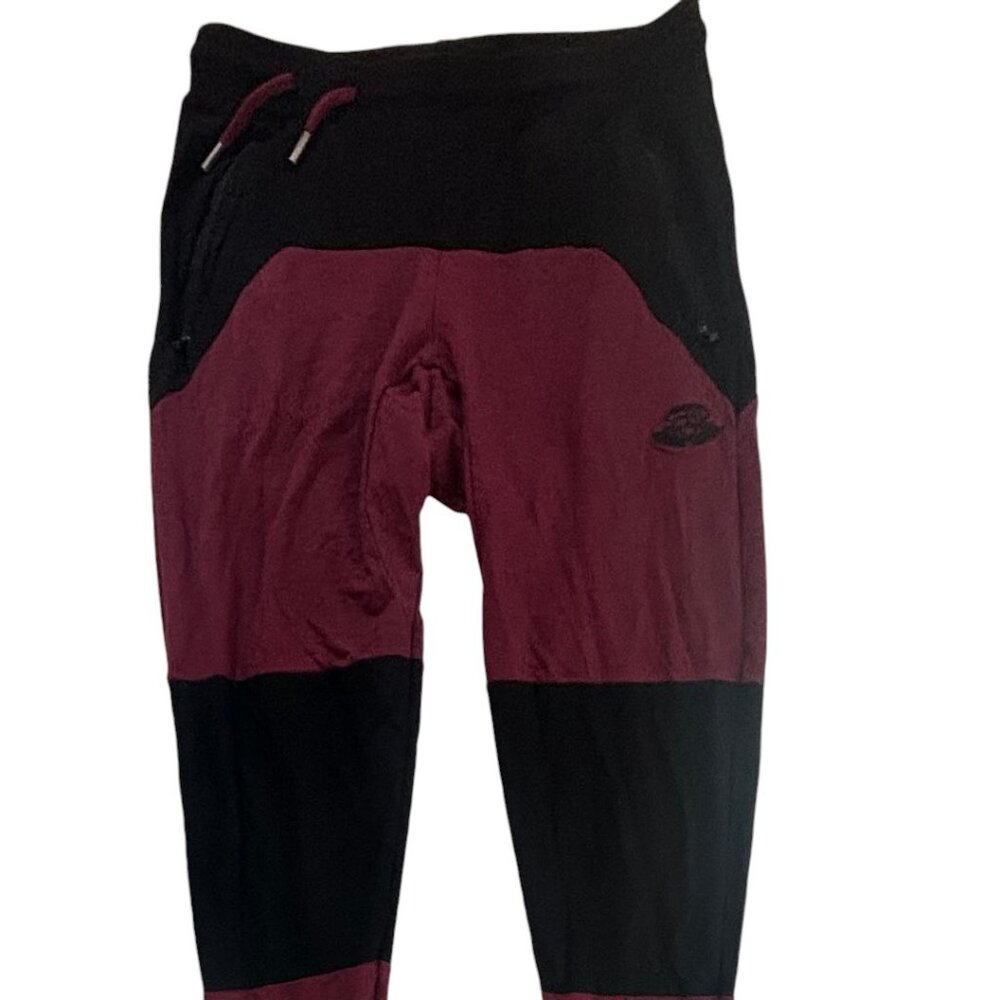 Body Engineer Joggers, Extra Large (Black and Purple)